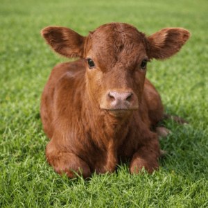Red Companion Calf – Intact Bull Calf or Can Be Steered